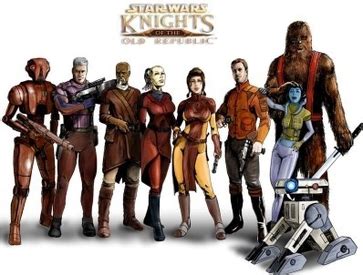 Characters of the Star Wars: Knights of the Old Republic series.